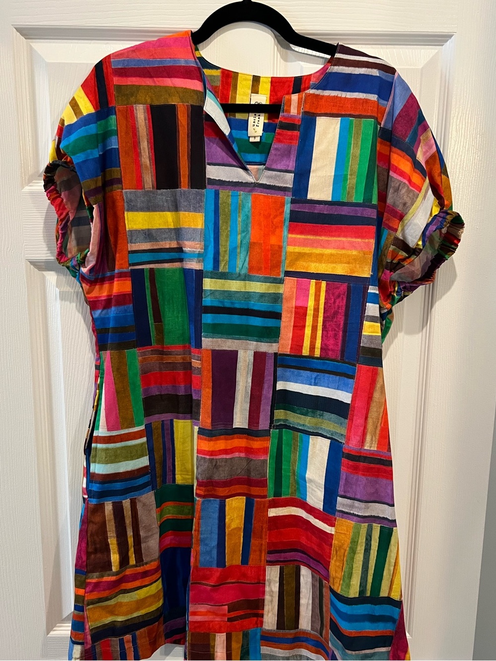 EUC Uncle Frank Shifty Patchwork Dress Size Small